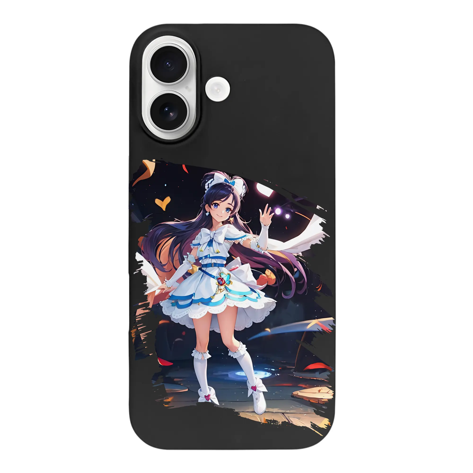 プリキュア グッズ,雪城ほのか - iPhone 17 シリーズ シリコンケース 薄型 耐衝撃 指紋防止 ソフトタッチカバー 精密フィット 傷防止 保護ケース iPhone 17/17 Air/17 Pro/17 Pro Max 対応